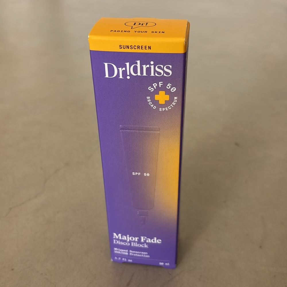 NIB Dr. Idriss SPF50 Major Fade Disco Block Brightening Whipped Sunscreen